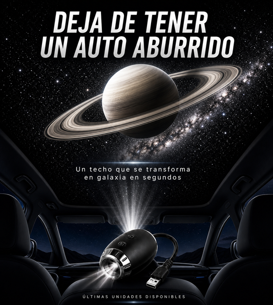 Proyector Saturno USB  de alta gama para coche